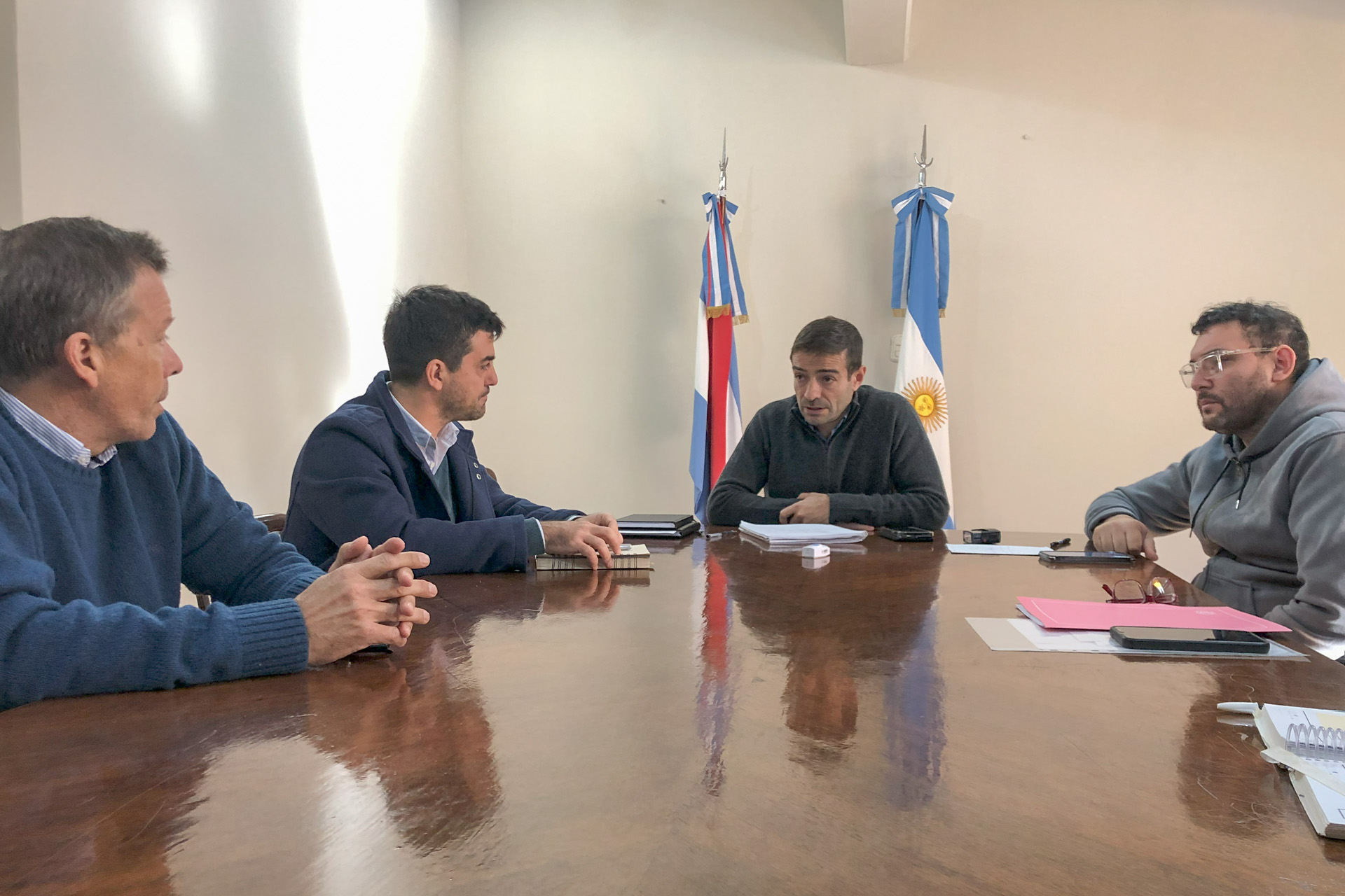 Martin y Sarubi se reunieron con el Ministro de Salud de la provincia